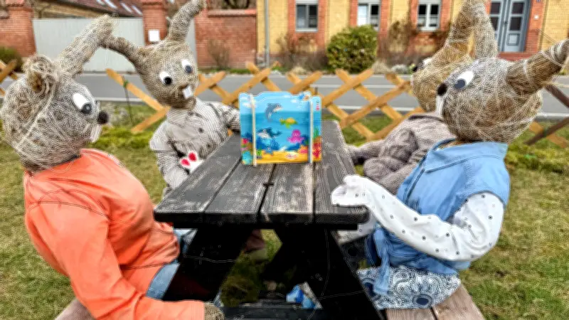 Osterhasenschule in Meltendorf: Besucherandrang und bewegende Lebensgeschichten