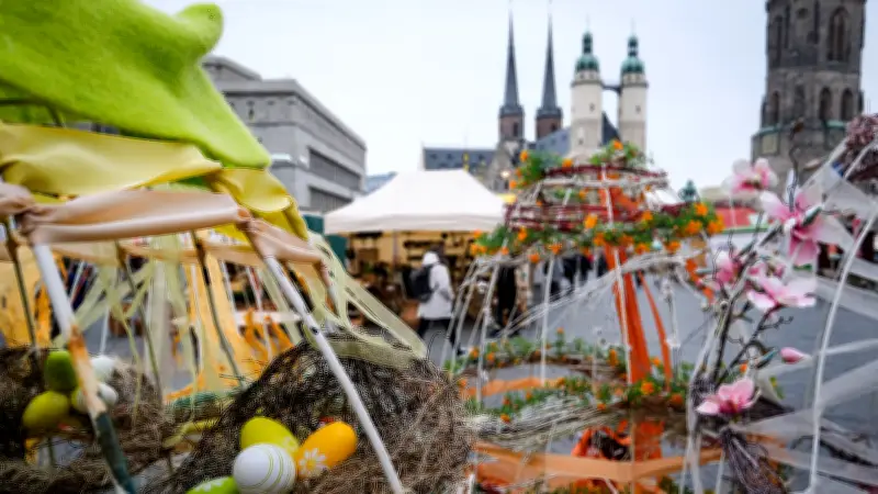 Ostermarkt in Halle: 23. Auflage mit Osterhasen und neuem Programm