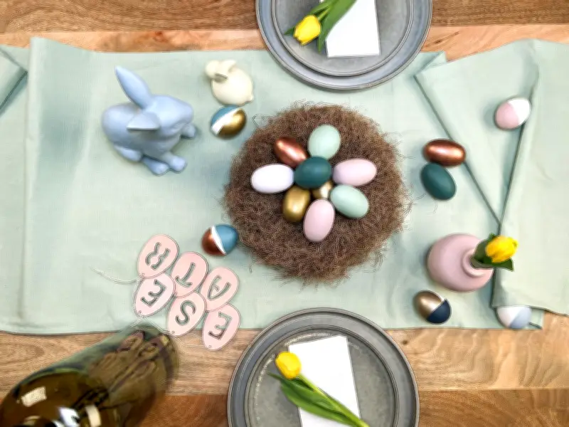 Ostertrends 2026: Neon, Metalltöne und kreative Dekoideen rund ums Ei