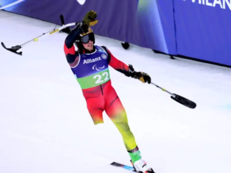 Paralympics: Christoph Glötzner auf Top-10-Kurs im Slalom trotz schwieriger Bedingungen