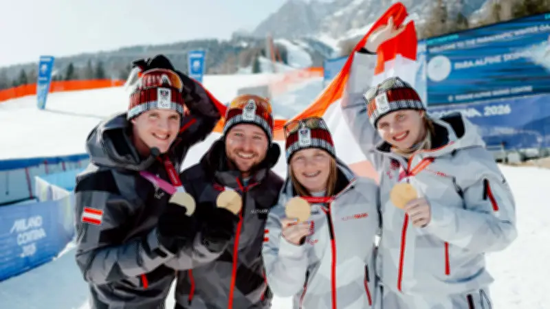 Paralympics-Dominanz: Aigner-Familie räumt in Cortina d'Ampezzo mit fünf Goldmedaillen ab