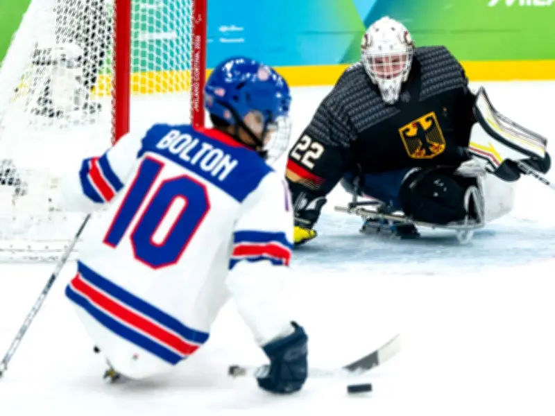 Paralympics-Eishockey: Zweite zweistellige Niederlage für Deutschland gegen USA