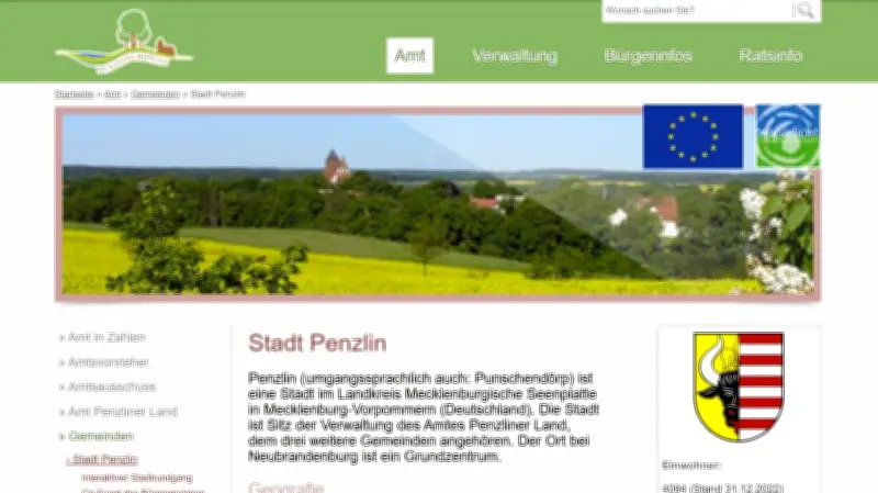 Penzlin modernisiert veraltete Stadt-Homepage mit digitalen Verwaltungsdiensten