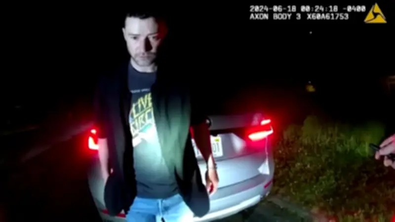 Polizei veröffentlicht Bodycam-Video: Timberlake nach Trunkenheitsfahrt verhaftet