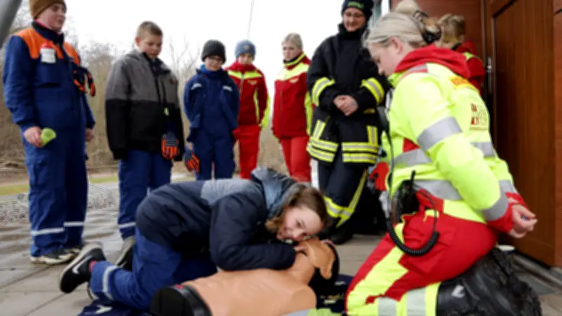 Premiere am Concordia See: Jugendfeuerwehr und ASB absolvieren gemeinsamen Orientierungslauf