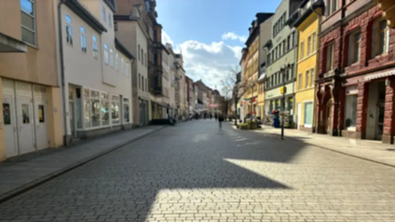 PVG-Busstreik legt Weißenfelser Innenstadt lahm: Straßen ungewöhnlich leer