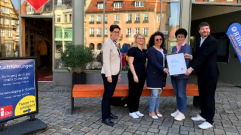 Quedlinburg-Information glänzt mit Top-Ergebnis beim i-Marken-Qualitätscheck