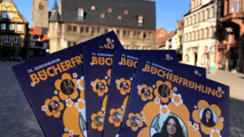 Quedlinburger Bücherfrühling 2026: 58 Veranstaltungen an 14 Orten laden zum Lesefestival ein