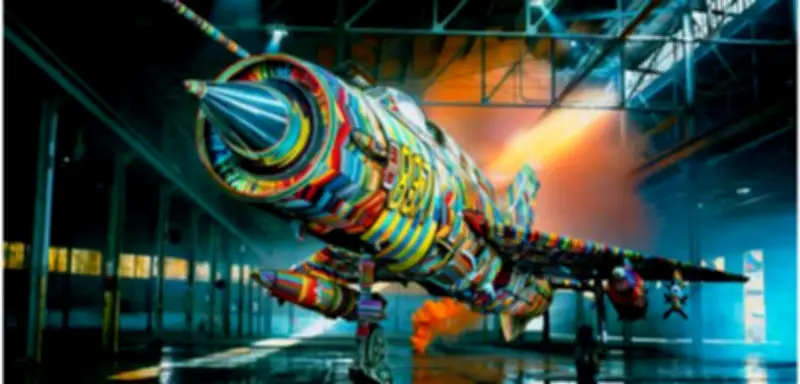 Ralph Ziman: Kriegsgerät wird zu farbenfroher Friedenskunst mit Millionen Perlen