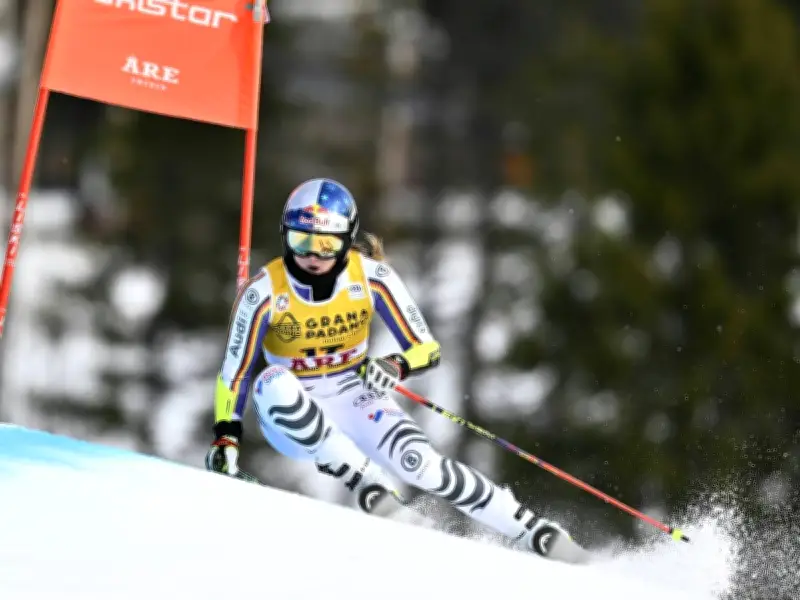 Riesenslalom in Are: Emma Aicher führt vor Mikaela Shiffrin nach erstem Lauf