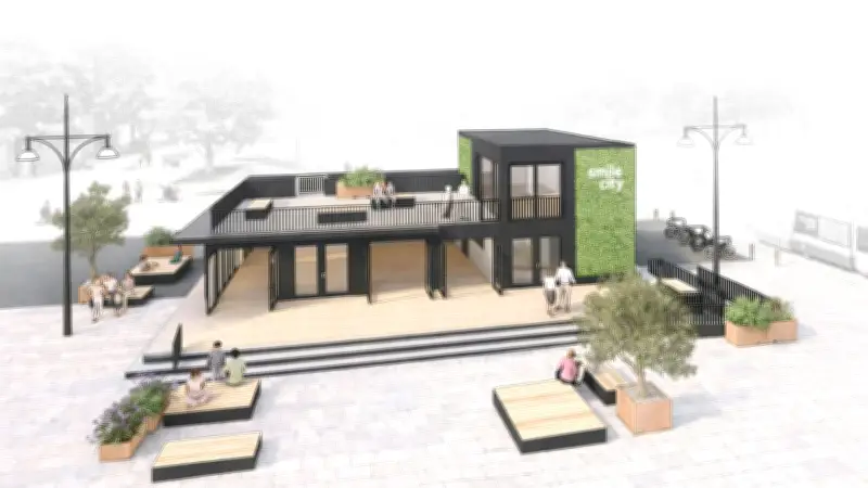 Rostocks City Cube: Neuer Begegnungsort ab August auf dem Neuen Markt