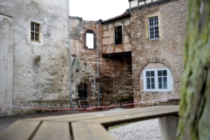 Runneburg Weißensee: Schadenshöhe nach Brand noch unklar - Spendenaktion gestartet