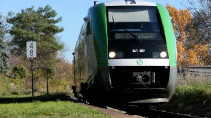 S-Bahn-Attentat in Merseburg: Zug kollidiert mit mutwillig platzierten Baumstämmen