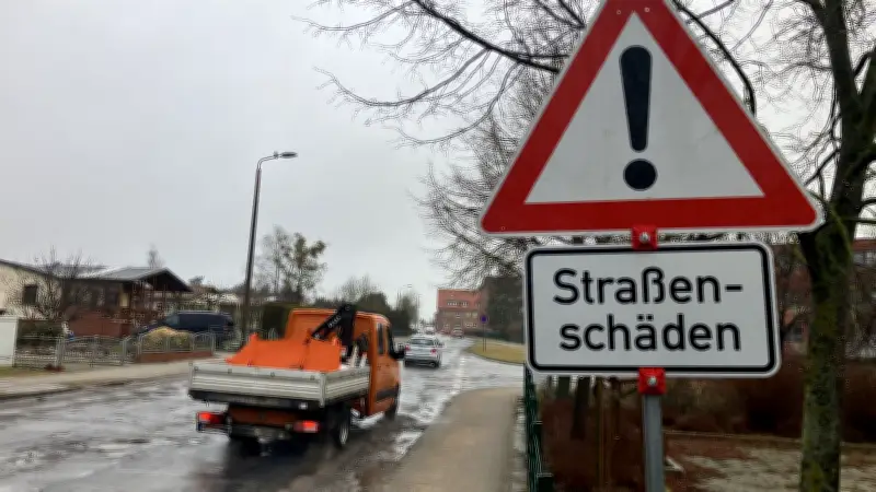 Sanierung der Springer Straße in Waren startet Ende 2026: Schlaglöcher weichen neuem Asphalt