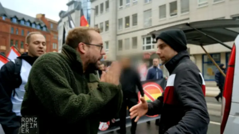 Sat.1-Doku: BILD-Vize Ronzheimer bei Neonazi-Demo angepöbelt
