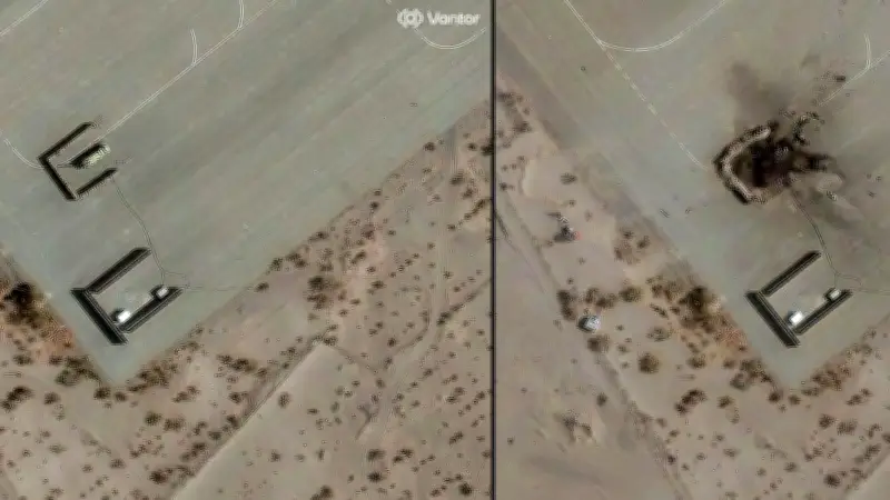 Satellitenbilder dokumentieren präzise US-israelische Angriffe auf iranische Ziele