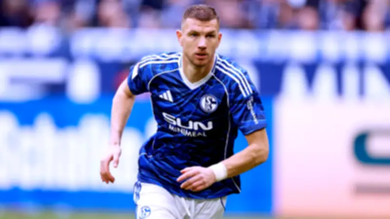 Schalke-Aufstiegssorgen: Bosse fürchten Abschied von Edin Dzeko im Sommer