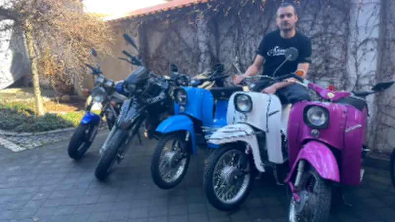 Simson-Schwalbe Kult in Weißenfels: Warum die DDR-Mopeds bei der Jugend heiß begehrt sind