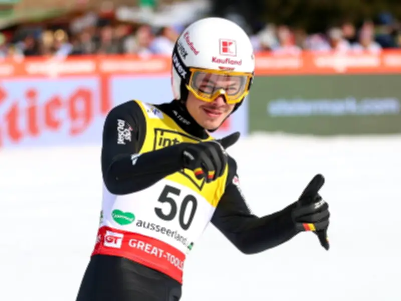 Skispringen: Philipp Raimund feiert ersten Weltcupsieg nach Olympia-Triumph