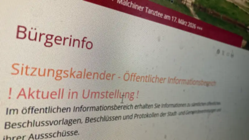 Software-Chaos in Malchin: Bürgerinfos lahmgelegt, Beschlüsse in Gefahr
