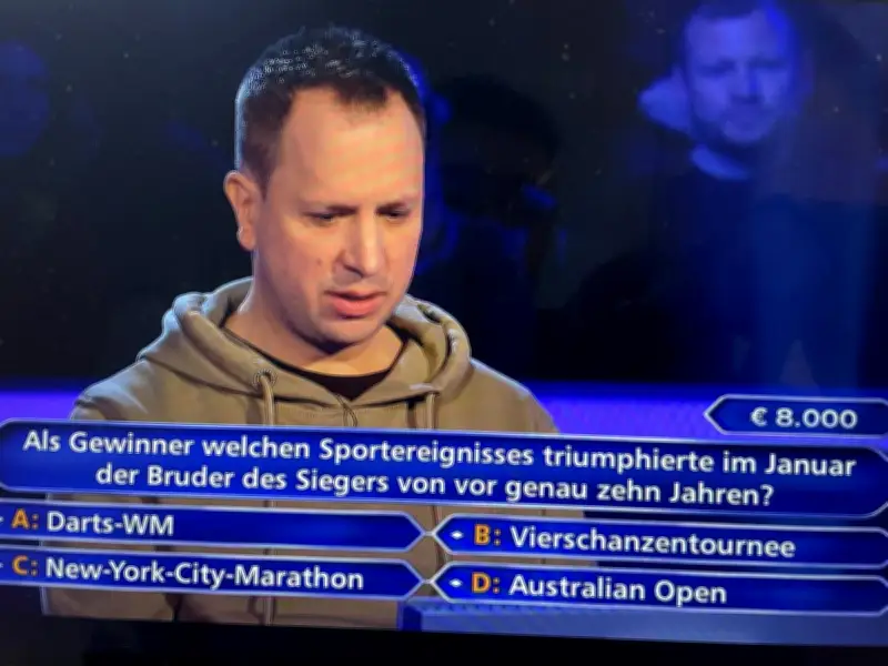 Sport-Frage bei „Wer wird Millionär?“: Kandidat gewinnt 32.000 Euro mit Brüder-Rätsel