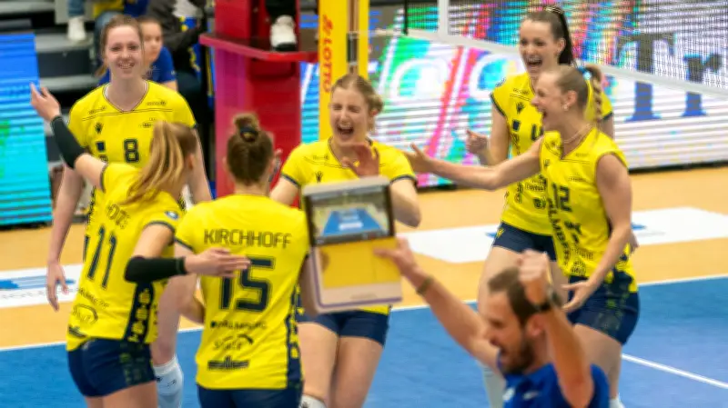 SSC Palmberg Schwerin startet mit klarem 3:0-Sieg in die Volleyball-Playoffs