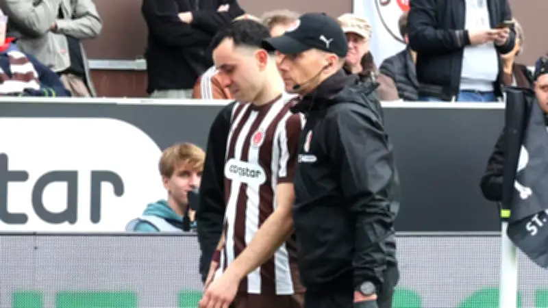 St. Pauli: Hoffnung bei Manolis Saliakas - Verletzung weniger schlimm als befürchtet