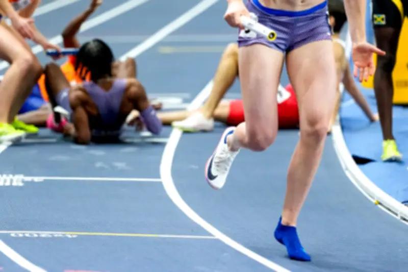 Staffel-Chaos bei WM: Schubser, Sturz und Schuhverlust kosten USA Medaille