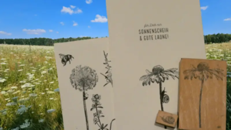 Stempel-Workshop im Müritzeum: Kreative Naturmotive ohne Stift und Pinsel