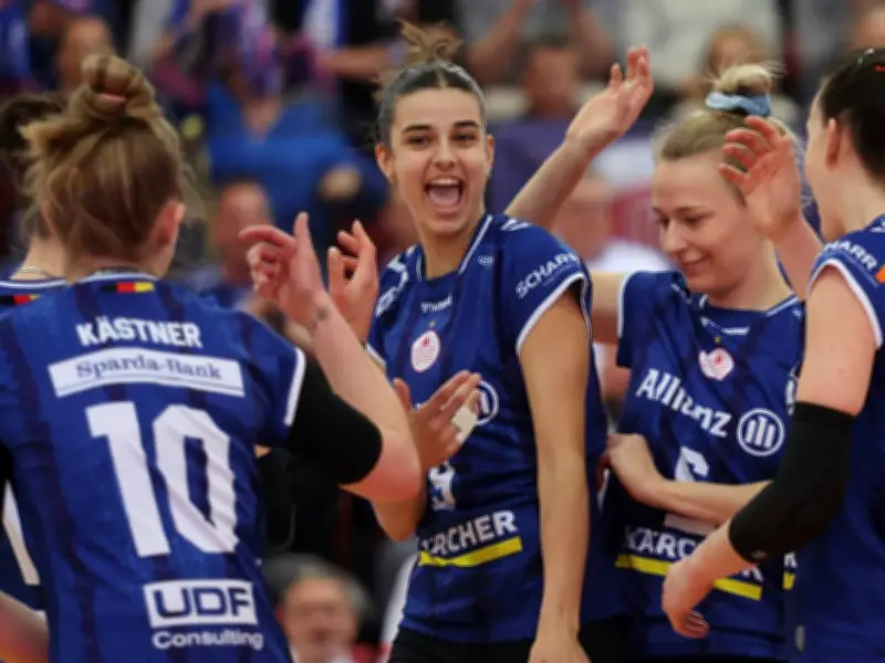 Stuttgarter Volleyballerinnen starten mühsam ins Playoff-Viertelfinale