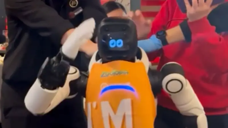 Tanz-Roboter außer Kontrolle: Automatisierter Kellner verwüstet Restaurant in Kalifornien