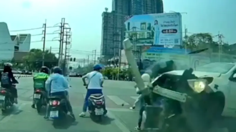 Thailand: Medizinischer Notfall löst schweren Verkehrsunfall aus – Nur Verletzte