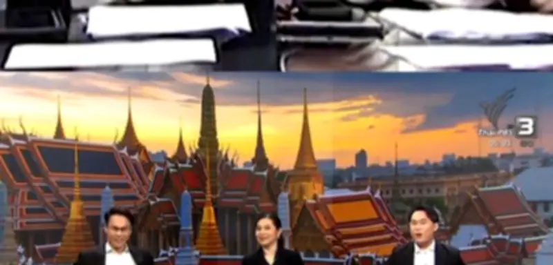 Thailändische TV-Moderatoren ziehen Sakkos aus: Ungewöhnliche Energiespar-Aktion live im Fernsehen