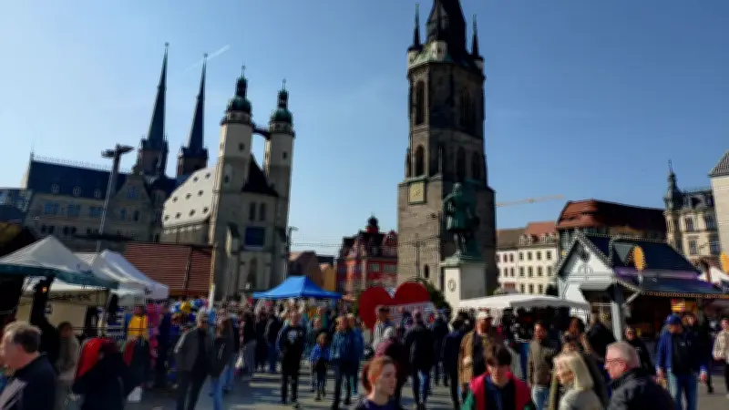 Trotz holprigem Start: Händler zeigen sich mit Osterfest in Halle zufrieden
