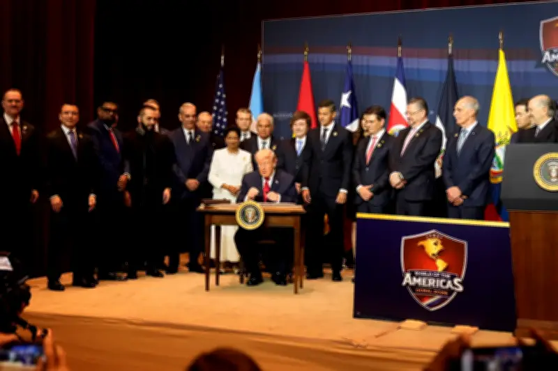 Trump verkündet neue Militärkoalition gegen Kartelle mit lateinamerikanischen Partnern