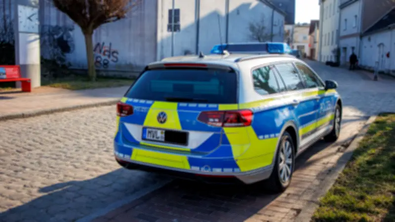 Unbekannter wirft Scheibe eines besetzten Polizeiautos in Ueckermünde ein