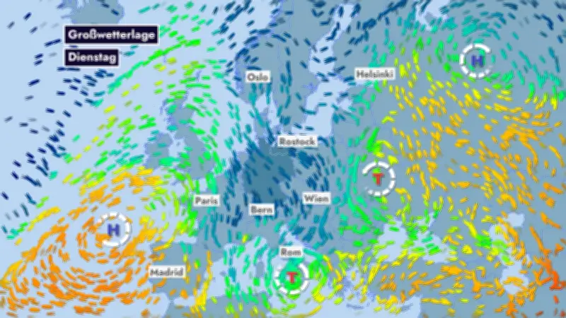 Unwetterwarnung für Mecklenburg-Vorpommern: Kaltluftfront bringt extreme Wetterlage