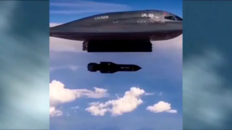 USA setzen tonnenschwere Bunkerbrecher-Bomben gegen iranische Raketenstellungen ein