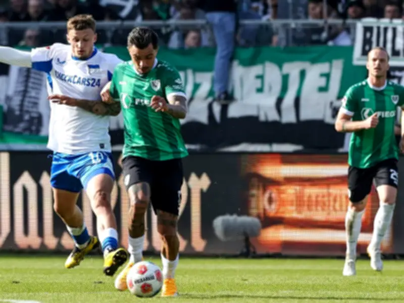 VAR-Sabotage durch Fans: Hertha BSC siegt mit spätem Treffer in Münster