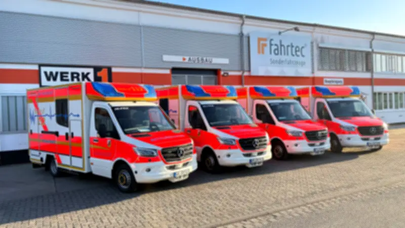 Vier neue Rettungswagen mit modernster Technik für Vorpommern-Greifswald