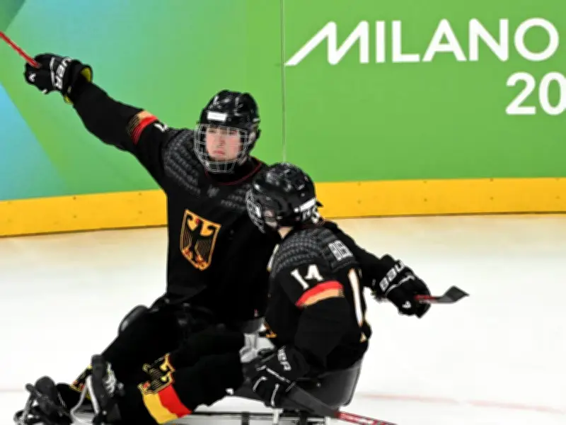 Viererpack von Schrader: Deutsche Eishockey-Auswahl kämpft um Platz fünf bei Paralympics