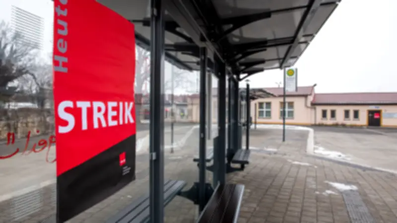 Viertägiger Nahverkehrsstreik im Burgenlandkreis: Schüler besonders betroffen