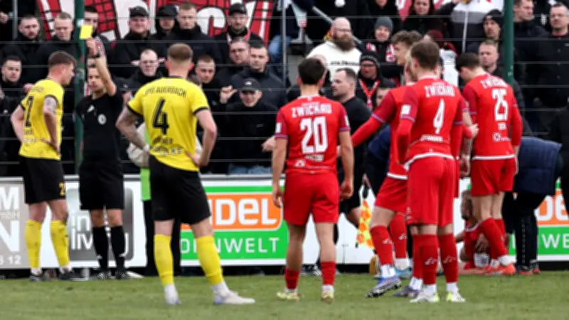 Wadenbeinbruch nach Horror-Foul: Zwickaus Somnitz fällt bis Saisonende aus