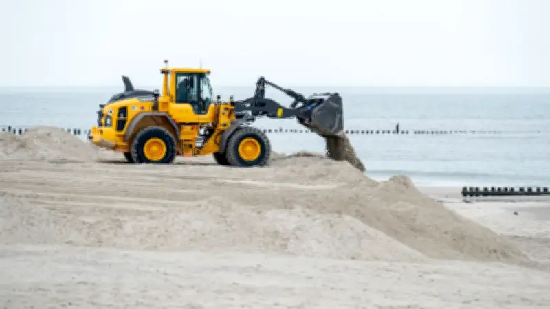 Wangerooge kämpft gegen Sandverlust: 30.000 Kubikmeter müssen aufgespült werden