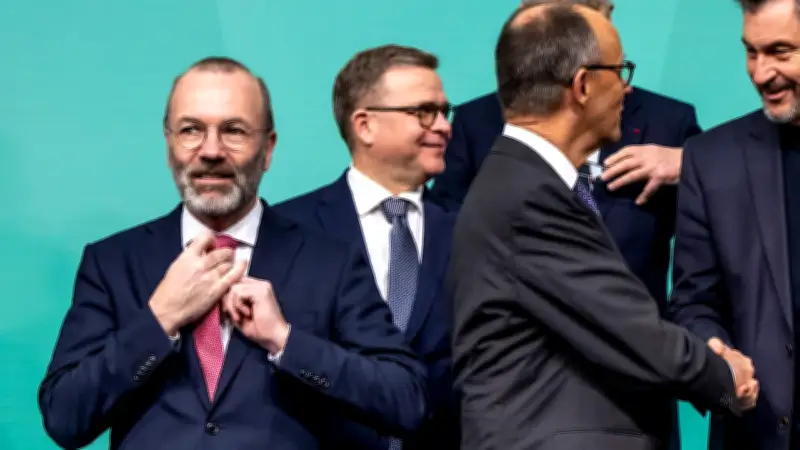 Weber attackiert SPD und AfD: Irre Diskussion um Brandmauer und Migration in Brüssel