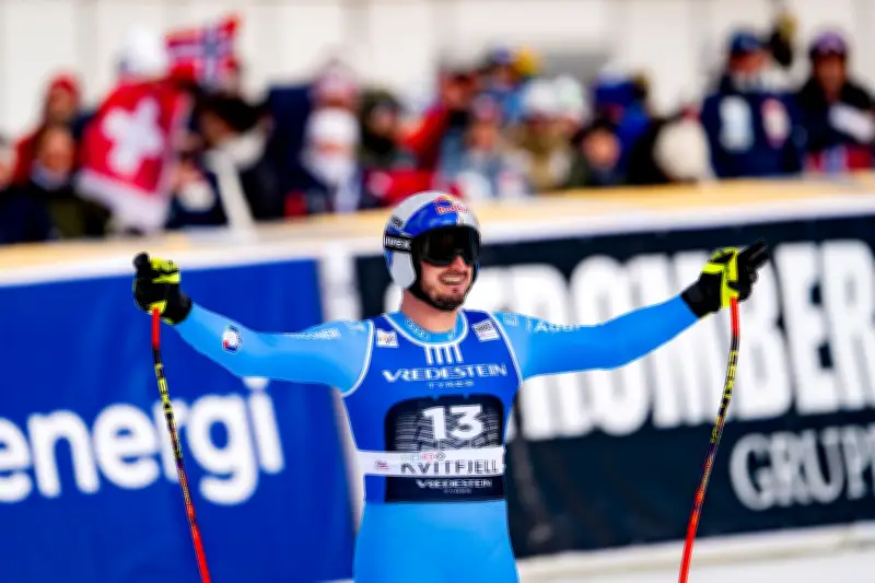 Weltcup-Finale: Ski-Veteran Dominik Paris feiert historischen Doppelsieg in Kvitfjell