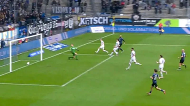 Wembley-Tor in der 3. Liga: Waldhof Mannheims umstrittener Siegtreffer gegen Erzgebirge Aue