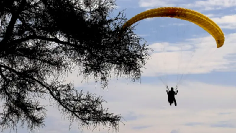 Windböe katapultiert Gleitschirmflieger in Baumkrone – 35-Jähriger unverletzt geborgen