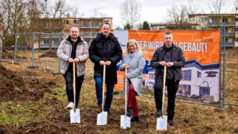 Wolfen-Nord: WGW startet Neubauprojekt mit drei Mehrfamilienhäusern in Straße der Völkerfreundschaft