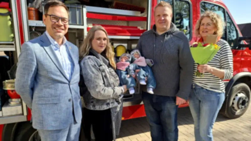 Zwillinge Amalia und Viktoria: Doppeltes Babyglück nach schwieriger Schwangerschaft in Beutel